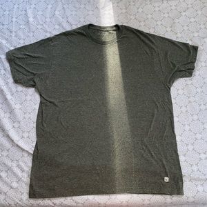 depart west olive green shirt